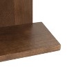 Kate & Laurel All Things Decor 12"x32" 3-Tier Braxton Modern Farmhouse Wall Shelves Natural Brown: Transitional Style, Plastic Frame - 2 of 4