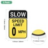 Unique Bargains Aluminum Weather Resistant Waterproof Rust Free Traffic Signs 2 Pcs - 2 of 4