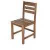 Sapphtopaz Patio Dining Set Wood Patio Table and Chairs Set with Cushions for Patio, Balcony, Garden, Vourtyard - 2 of 3