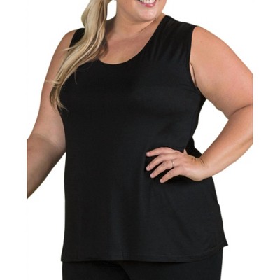Women's Sleeveless Layering Tank Top - Plus - On The Plus Side