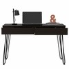 PAGED Home Office Desk 47.3" L Simple Modern Writing Desk with 2 Drawers and Hairpin Legs for Study - 4 of 4