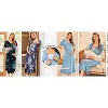 Ekouaer Womens Maternity Nightgown for Hospital Pregnancy Long Nightgowns Nursing Night Gown for Breastfeeding Army Green M - 4 of 4