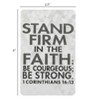 Dicksons Stand Firm in Faith Grey Geometric 4 inch Paper Pocket Card Bookmark Pack of 12 - 3 of 4