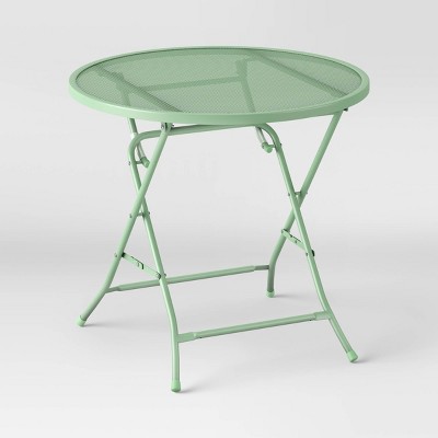 32" Metal Mesh Round Patio Bistro Table - Room Essentials