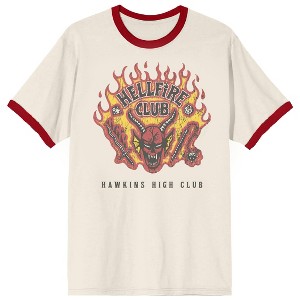 Stranger Things Hellfire Club Adult Raglan Tee - 1 of 1