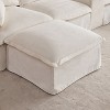 Whisen Modular Sectional Sofa with Movable Storage Ottoman and Console, Wide Seat, 6 Seat U Shaped Couch - 4 of 4