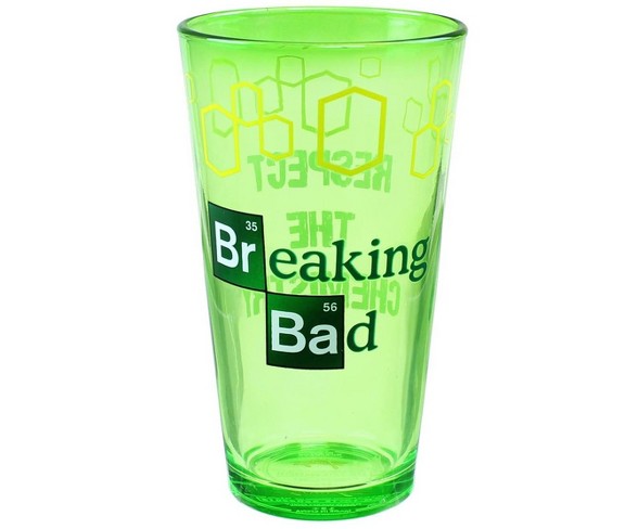 Breaking Bad "Respect The Chemistry" 16oz Pint Glass