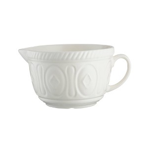 MASON CASH 67oz Earthenware Color Mix Batter Bowl Cream - 1 of 4
