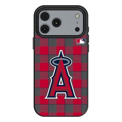MLB American League Teams Plaid MagSafe Compatible Cell Phone Case for Apple iPhone 17 Series