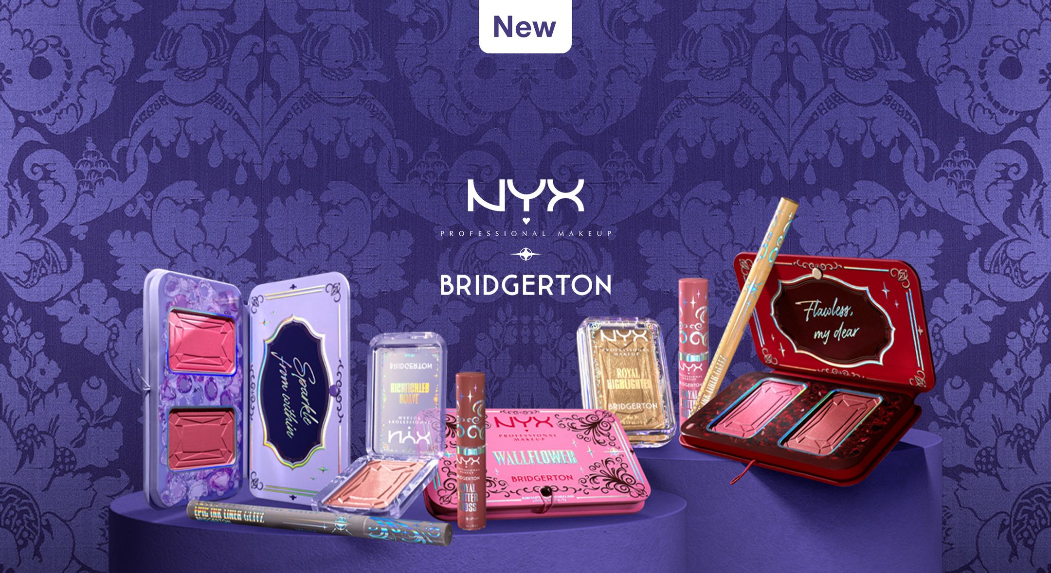 New
NYX Professional makeup 
Bridgerton 