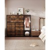 Acekool 16 Drawer Dresser with Hanging Rod and Shelves, Fabric Storage Organizer for Bedroom, Closet, Entryway - 4 of 4