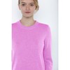 JENNIE LIU Women's 100% Pure Cashmere Long Sleeve Crew Neck Pullover Sweater - 3 of 3