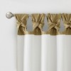 MAYEERTY Curtain Panel 50X84 Twist Tab Lined Window Bronze - 3 of 4
