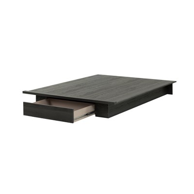 Holland Platform Bed with Drawer - South Shore