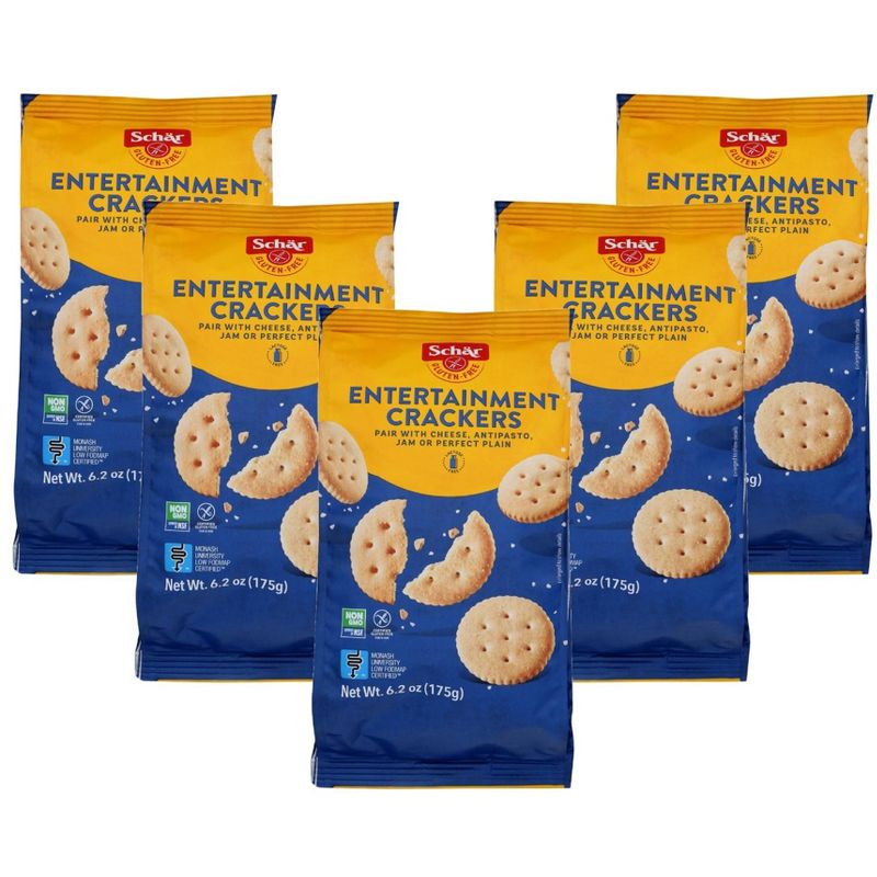 Schar Gluten Free Entertainment Crackers - Case of 5/6.2 oz, 1 of 7