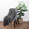 Chunky Knit Throw Blanket Braided, Soft & Cozy - Becky Cameron - 4 of 4