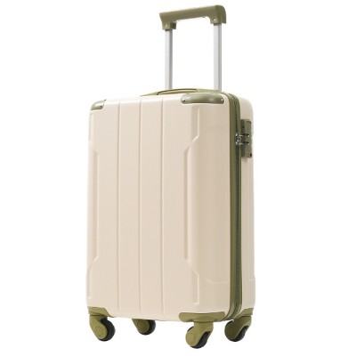 Lyngins Expandable 28 Inch ABS Hard Shell Luggage, Checked Suitcase/Away Luggage, TSA Approved 3-Dial Lock, Quiet Double Universal Wheels