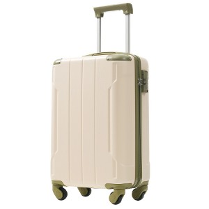 Lyngins Expandable 28 Inch ABS Hard Shell Luggage, Checked Suitcase/Away Luggage, TSA Approved 3-Dial Lock, Quiet Double Universal Wheels - 1 of 4