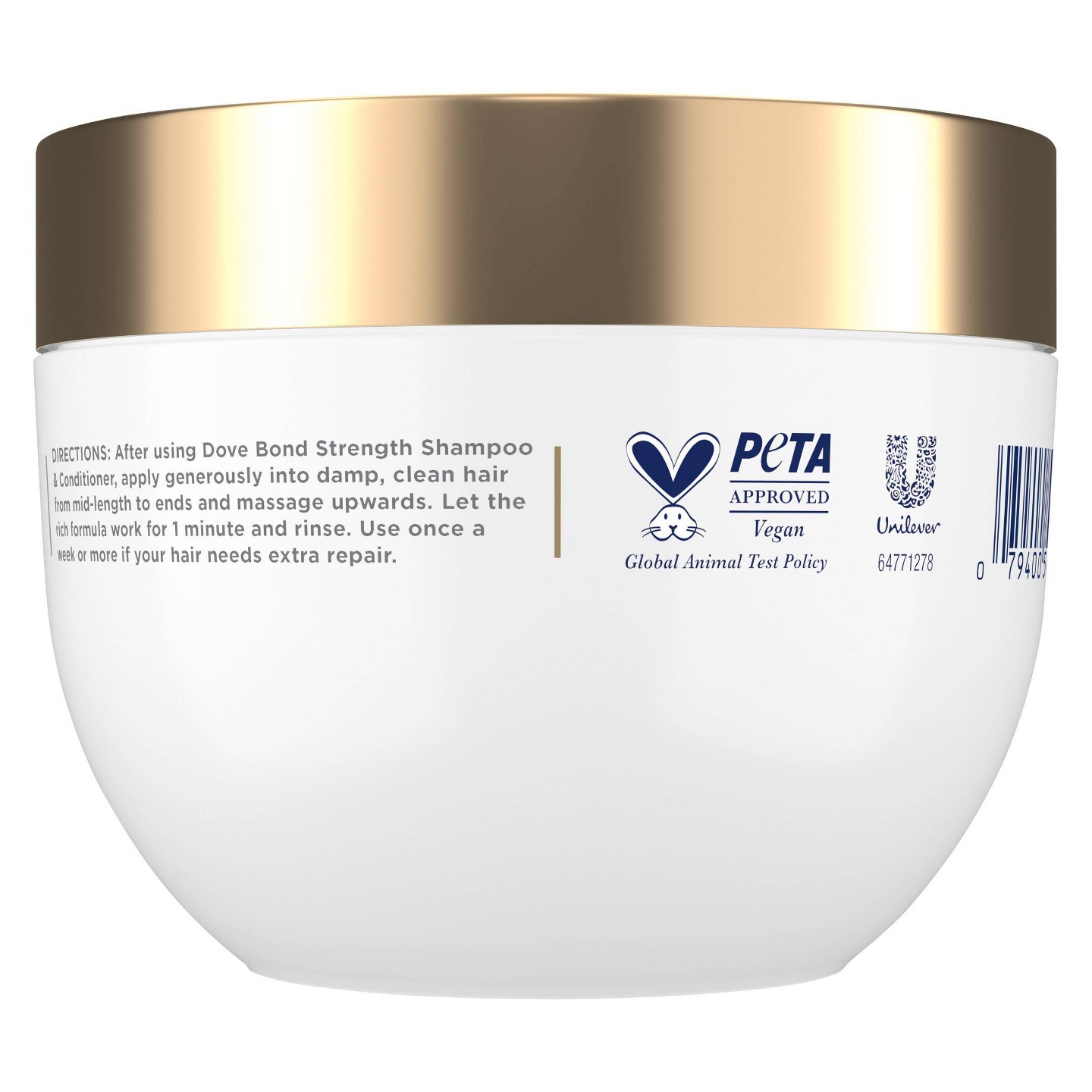 Маска-сыворотка для волос 10-в-1 Dove Beauty Bond Strength с пептидами, 9.2 oz — фото 3