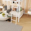 Racxily Loft Bed with Ladder, Metal Loft Bed with Storage Shelves, High Loft Bed for Kids Teens - 4 of 4