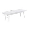 TiramisuBest Retro Shoe Bench with Cushion, 42” Entryway Storage & Seating Solution - 4 of 4