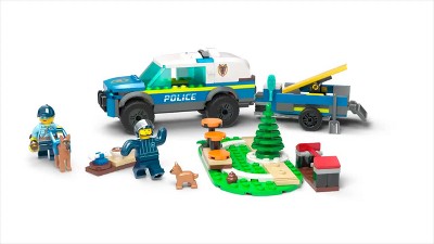 Set Target With Mobile Training Car : Police Toy Lego City 60369 Dog