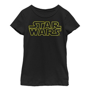 Girl's Star Wars Movie Logo T-Shirt - 1 of 3