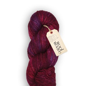 Woolweave Fingering Yarn - Hand Dyed Variegated Yarn - 75% Merino Wool & 25% Polyamide, 438 Yards, 100g - Valentine - 1 of 4