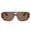 Dolce & Gabbana DG 4482 502/73 Unisex Pilot Sunglasses Havana 57mm - 2 of 3