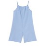 Girls' Wide-Leg Short Jumpsuit with Adjustable Suspenders and Pockets for Little Girl - 2 of 4