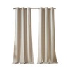 Grungis 42x84 Inch Tonal Printed Faux Silk Total Blackout Curtain Panels for Living Room,Bedroom(2 Pcs Window Panels) - 4 of 4