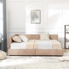 VYNXARIA Sumptuous Pink Velvet Storage Bed: Tufted Luxury, Sofa - Style Comfort for Bedroom and Living Room - 4 of 4