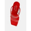 Salween Clear Embellished Square Toe Women Heels - 4 of 4