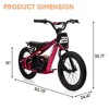 Jojoka Lightweight Electric Dirt Bike for Kids, Adjustable Speed Electric Motorcycle, 360W Motor, Detachable Battery, Balance Bike for Ages 6-12 - 2 of 4