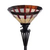 1-Light Harmond Art Glass Torchiere Bronze - Kenroy Home: Elegant Steel Base, 3-Way Rotary Switch, UL Listed - 4 of 4