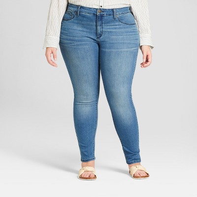 women's plus size denim jeggings