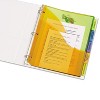 Avery Big Tab Plastic Dividers w/Three Pockets & Corner Lock 5-Tab 11 1/8 x 9 1/4 11273 - 3 of 4