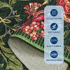 coucheta Multi-size Washable Soft Floral Area Rugs for Living Room, Non Slip Botanical Non Shedding Stain Resistant Carpet, for Bedroom, Dining Room - 3 of 4