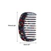 Unique Bargains Retro Anti-Static Pocket Size wide-tooth for Thick Curly Hair Detangling Comb Black Colorful 1 Pc - 4 of 4
