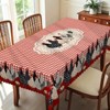 Farmhouse Tablecloth, Farm Country Rooster Plaid Rectangle Table Clothes for Dining Room, Party, Weddin Home Decor - 2 of 4