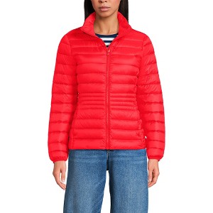 Lands' End Women's Wanderweight Ultralight Packable Down Jacket - 1 of 4