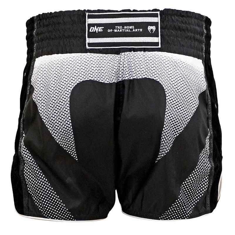 Venum One FC 3.0 Muay Thai Shorts - Black/White, 2 of 3