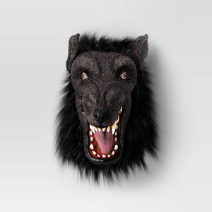 Adult Wolf Halloween Costume Mask Black - Hyde and EEK! Boutique™: Werewolf Mask - 1 of 3