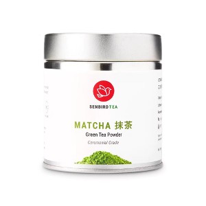 Senbird 1oz / 30g Japanese Powdered Green Tea Ceremonial Matcha Otome - Kyoto, Japan - 1 of 3