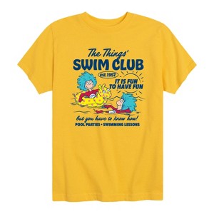 Boys' - Dr. Seuss - The Things Swim Club Short Sleeve Graphic T-Shirt - 1 of 4