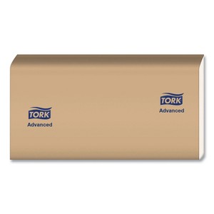 Tork Advanced Multifold Hand Towel, 1-Ply, 9 x 9.5, White, 250/Pack, 16 Packs/Carton - 1 of 4