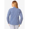 Jessica London Women's Plus Size Wrinkle-Free Stretch Poplin Shirt - 3 of 4