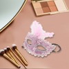 Unique Bargains Dragon Pattern Feather Half Face Party Mask 1 Pc - 4 of 4