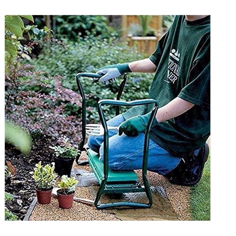Garden Bench and Kneeler Stools Gardening With Side Bag Pockets for Tools, Portable and Lightweight, Great Gift For Gardeners, 1 of 7