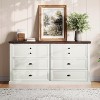 AMERLIFE Farmhouse Drawer Dresser with Storage Drawers - 4 of 4